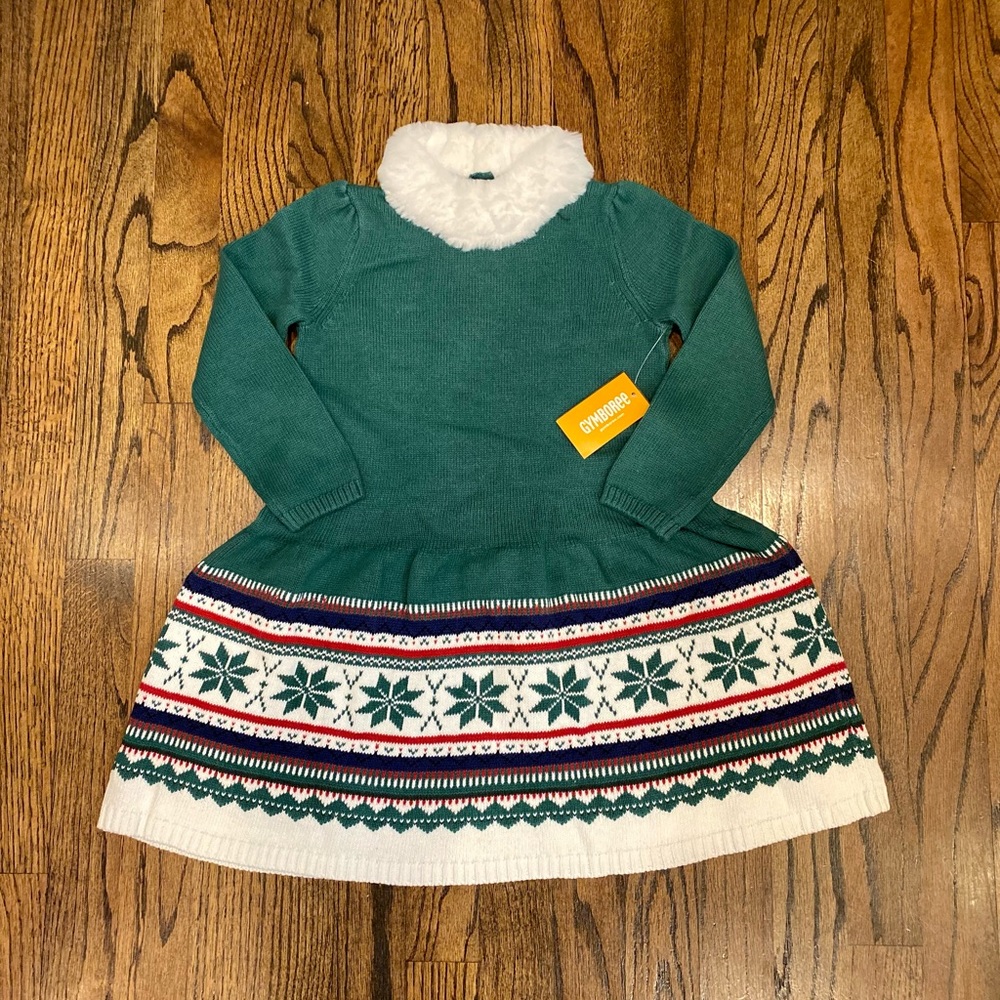 Gymboree Fair Isle Sweater Dress size 4T